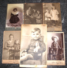 6 Antike Kinderfotos aus altem