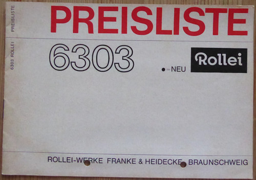 Rollei preisliste seiten - preisliste,