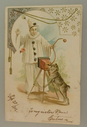 Postkarte karikatur thema - karikatur,