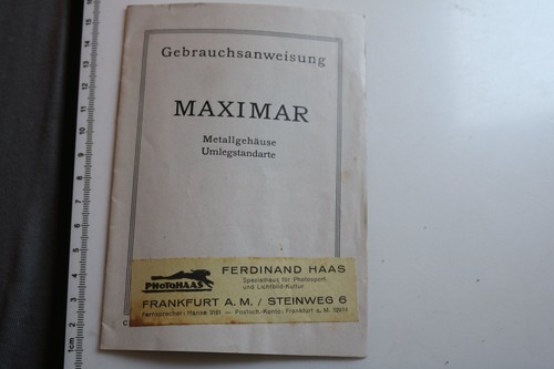 Tolle alte gebrauchsanweisung - tolle,